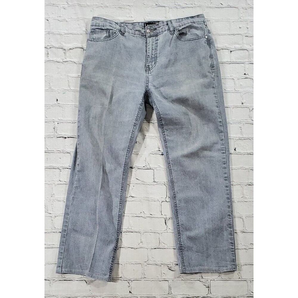 COS Jeans Rhinestone Embellished Flap Pocket Gray WOMENS SIZE 10